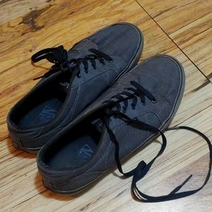 Vans Off the Wall Grey Canvas Size 9.5
